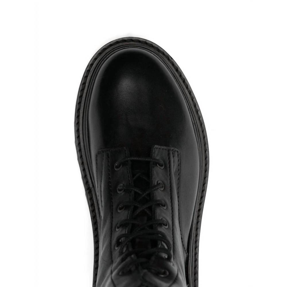 NEW ISABEL MARANT women's ghiso lace-up leather boots in black - Picture 4 of 4